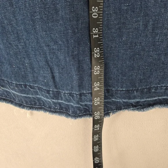Holding Horses Anthropologie SIZE 4 Strapless Denim Womens Coastal Western Dress - Picture 10 of 10